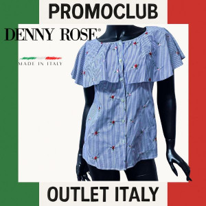 Риза Denny Rose, 83% памук, размер S, бродерии, Италия